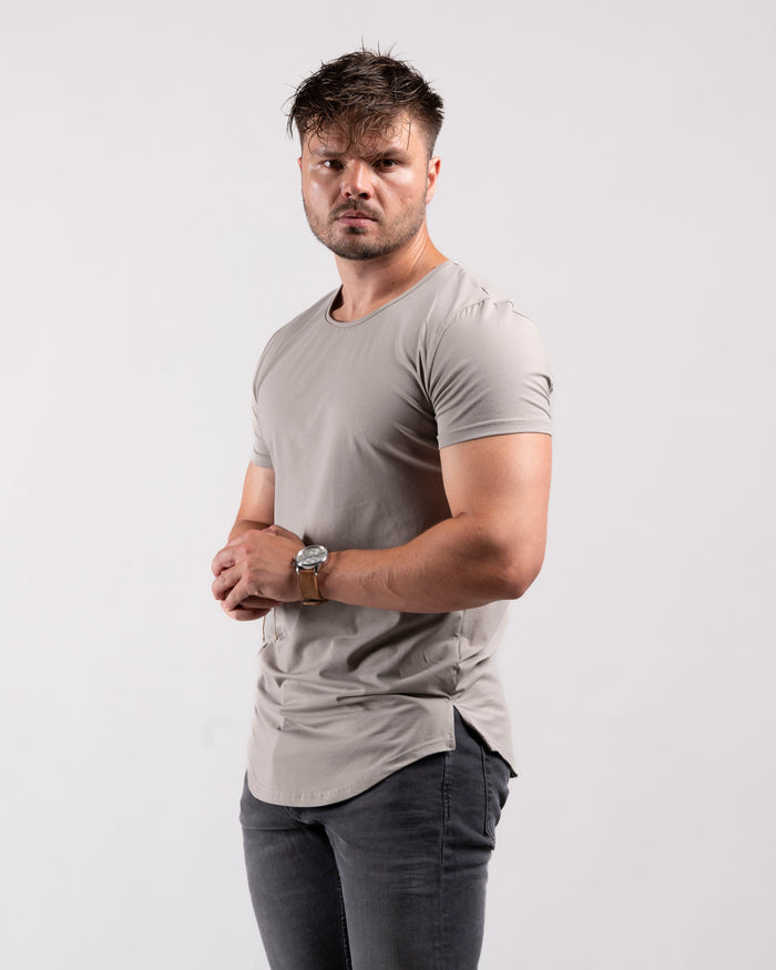 Classic Longline Shirt (Harbor Grey)