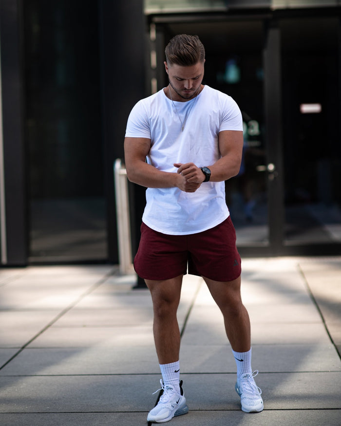 Premium Longline Classic (White) - Athletic Aesthetics