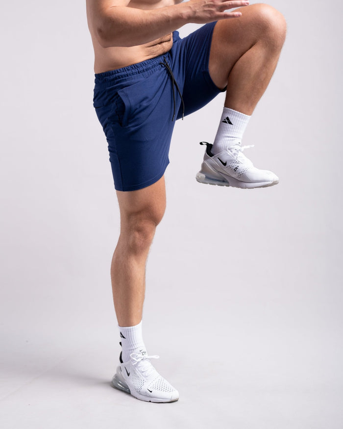 Classic Shorts 2.0 (Navy Blue) - Athletic Aesthetics