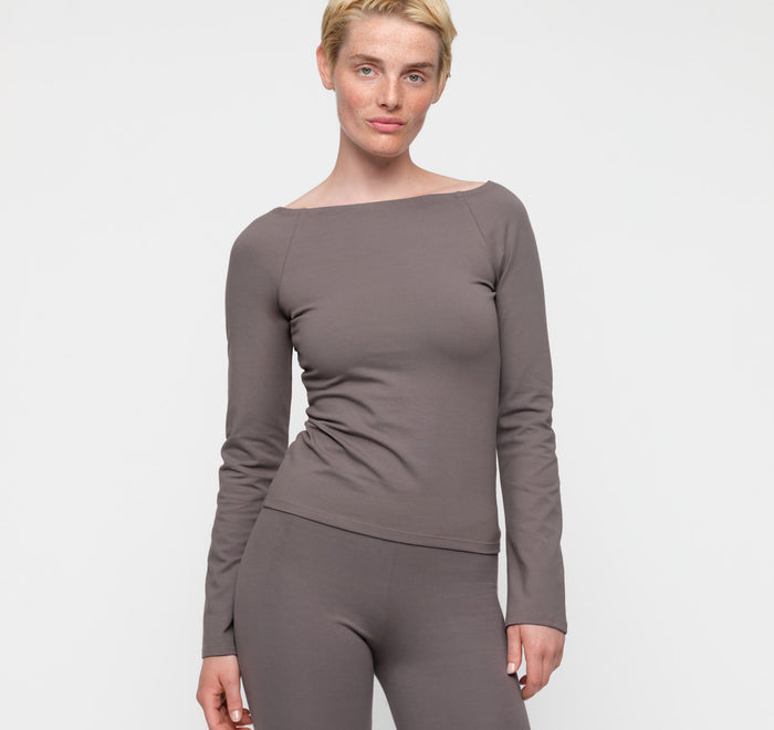 Core Boat Neck Long Sleeve