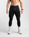 Core Compression Leggings (Black) - Athletic Aesthetics