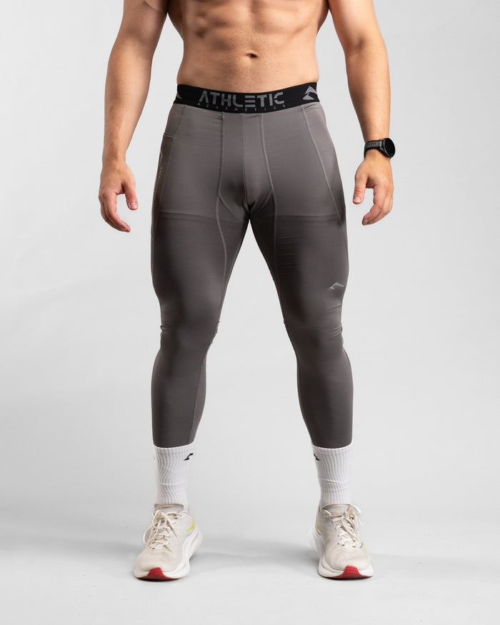 Core Compression Leggings (Clay) - Athletic Aesthetics