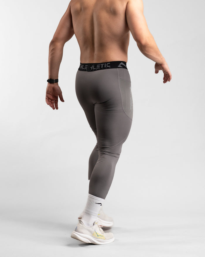 Core Compression Leggings (Clay) - Athletic Aesthetics