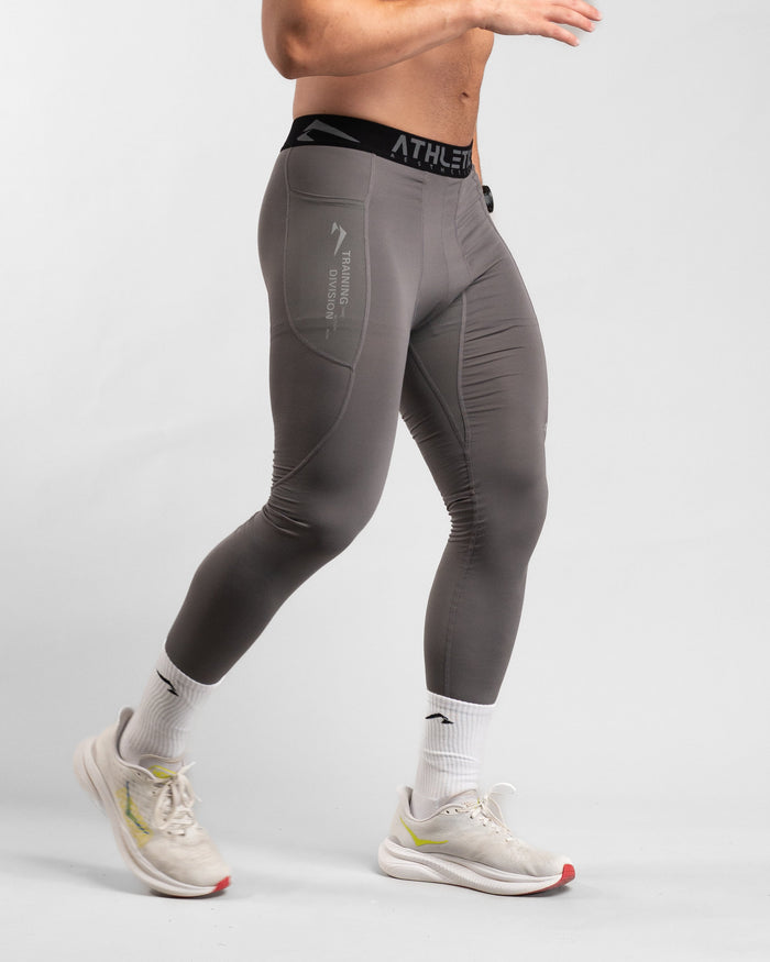 Core Compression Leggings (Clay) - Athletic Aesthetics