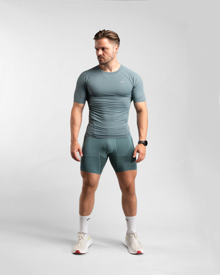 Core Compression Shirt (Arctic Mint) - Athletic Aesthetics