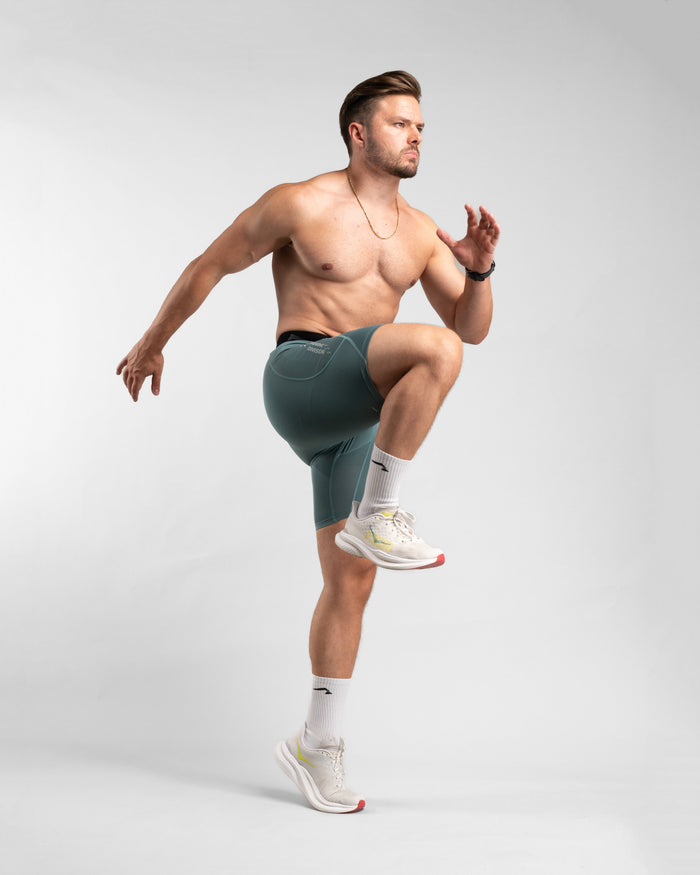 Core Compression Shorts (Arctic Mint) - Athletic Aesthetics