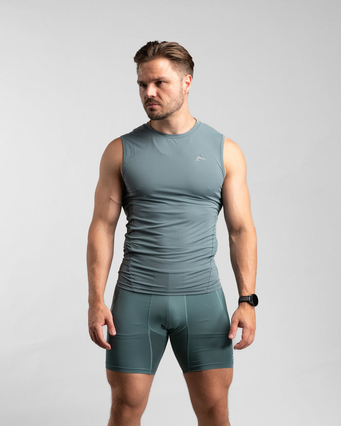 Core Compression Tanktop (Arctic Mint) - Athletic Aesthetics
