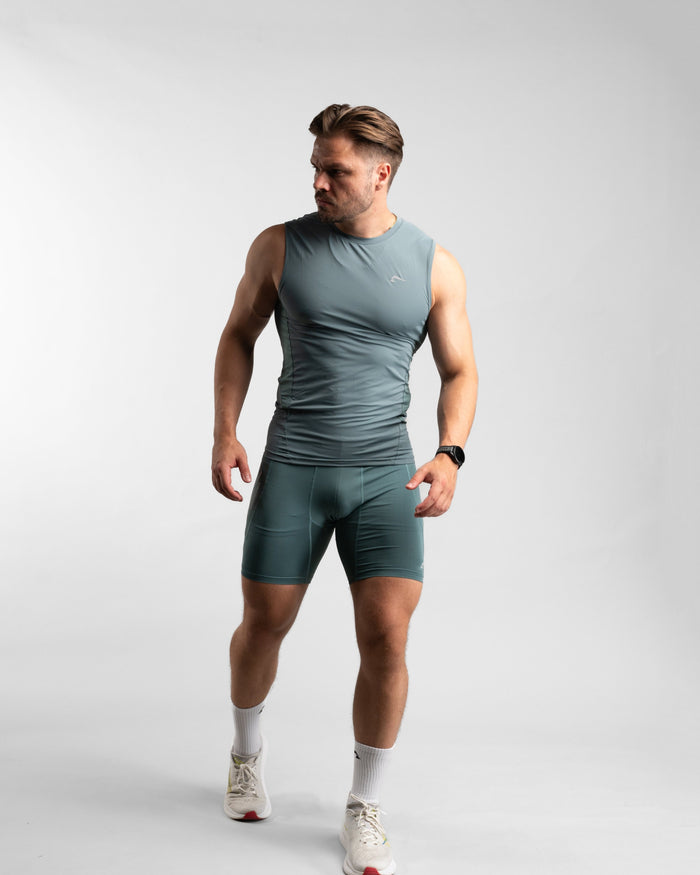 Core Compression Tanktop (Arctic Mint) - Athletic Aesthetics