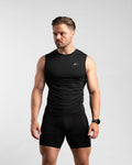 Core Compression Tanktop (Black) - Athletic Aesthetics