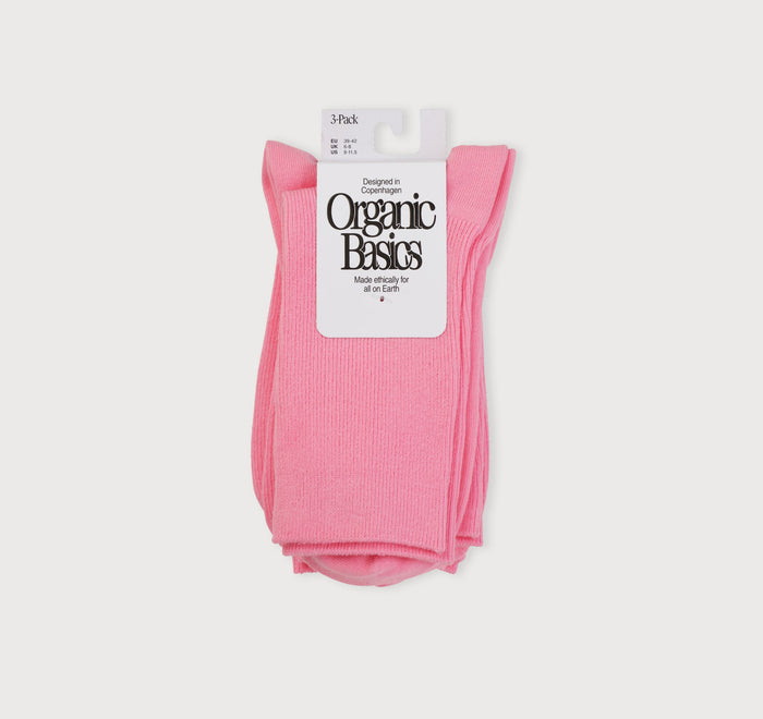 Core Crew Rib Socks 3-Pack