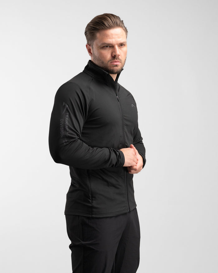 Core Performance Full Zip (Black/Black) - Athletic Aesthetics