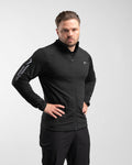Core Performance Full Zip (Black/Grey) - Athletic Aesthetics