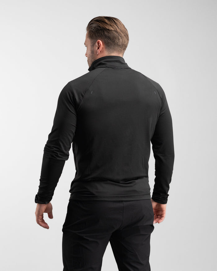 Core Performance Full Zip (Black/Grey) - Athletic Aesthetics