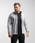 Core Performance Full Zip (Light Grey) - Athletic Aesthetics