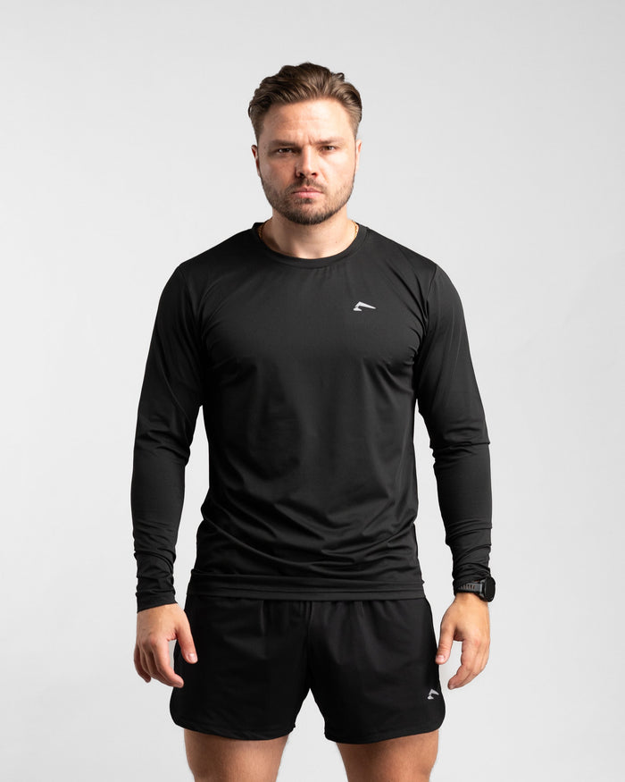 Core Performance Longsleeve (Black) - Athletic Aesthetics
