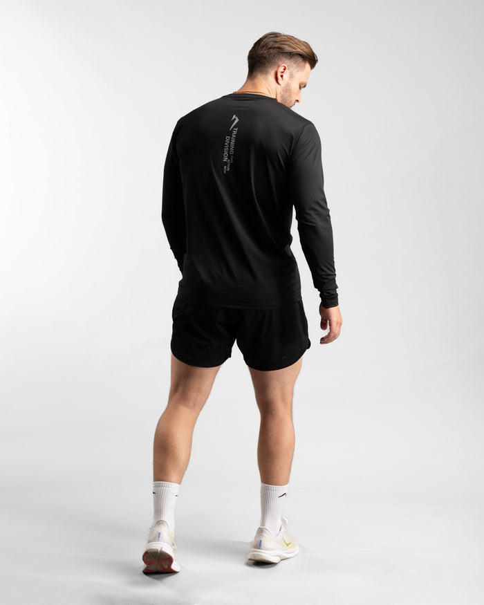 Core Performance Longsleeve (Black) - Athletic Aesthetics
