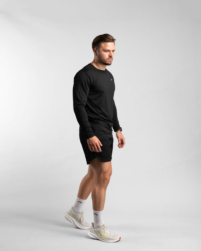 Core Performance Longsleeve (Black) - Athletic Aesthetics