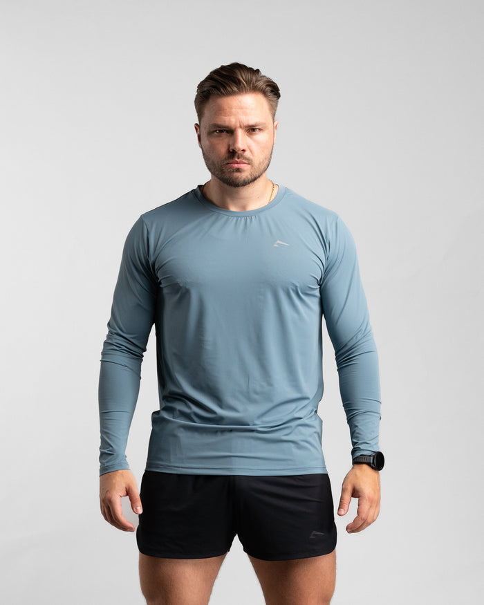 Core Performance Longsleeve (Glacier Blue) - Athletic Aesthetics