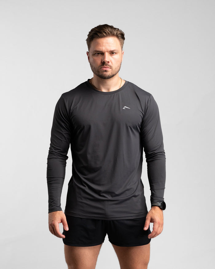 Core Performance Longsleeve (Graphite) - Athletic Aesthetics