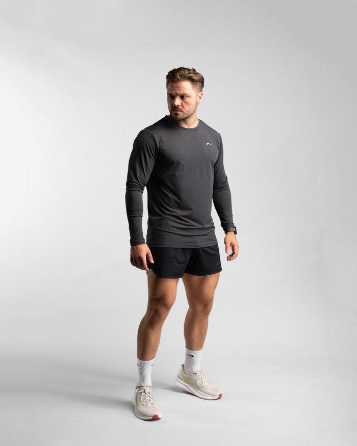 Core Performance Longsleeve (Graphite) - Athletic Aesthetics