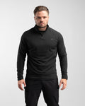 Core Performance Quarter Zip (Black/Black) - Athletic Aesthetics