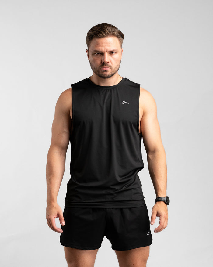 Core Performance Tanktop (Black/Grey) - Athletic Aesthetics