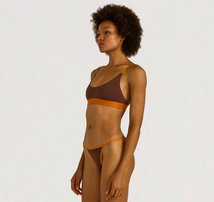 Core Play Open Back Scoop Bralette