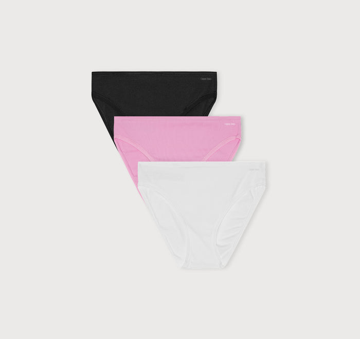 Core Rib High-Leg Briefs 3-Pack