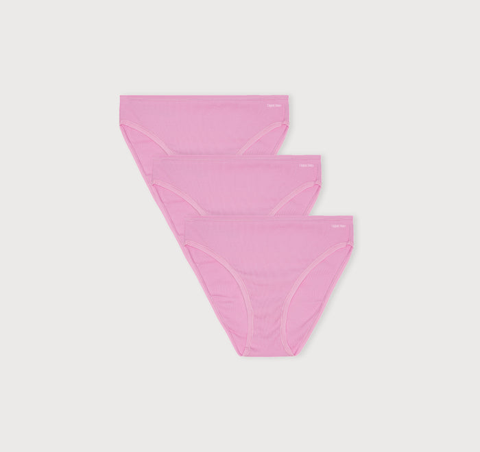 Core Rib High-Leg Briefs 3-Pack