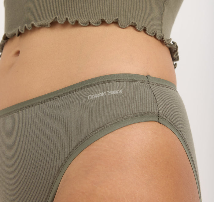Core Rib High-Leg Briefs