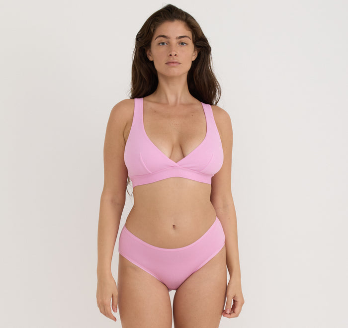 Core Rib Plunge Bralette