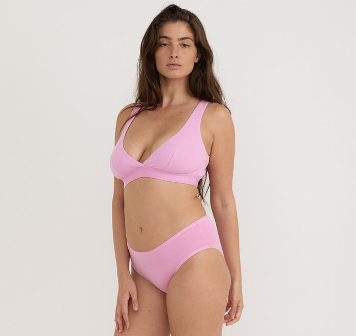 Core Rib Plunge Bralette
