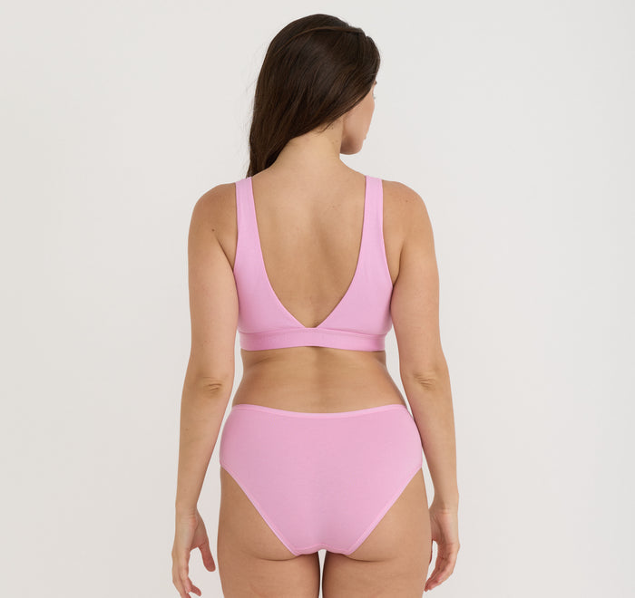 Core Rib Plunge Bralette