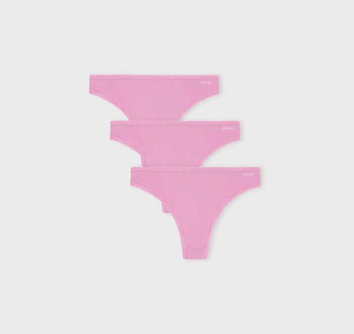Core Rib Thong 3-Pack