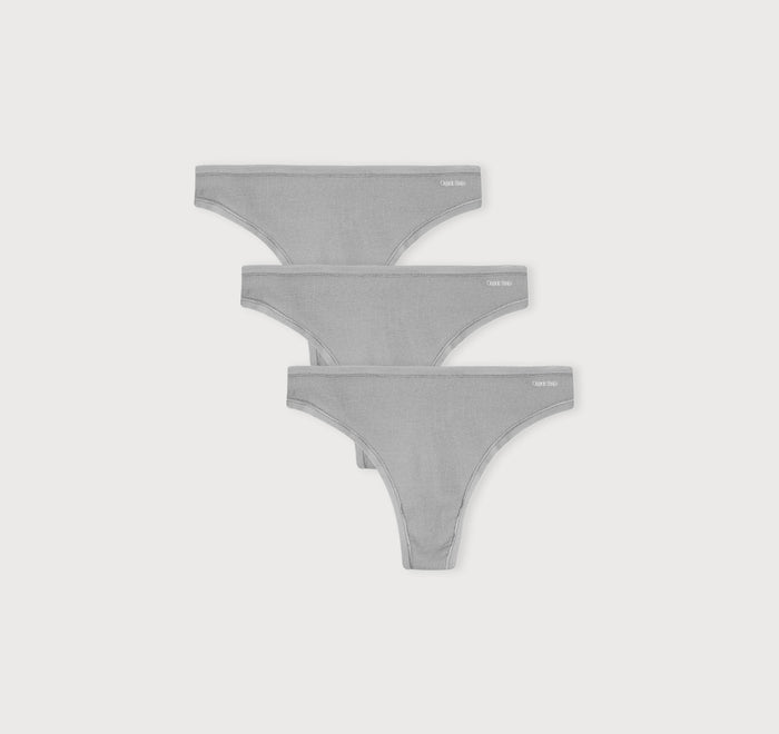 Core Rib Thong 3-Pack