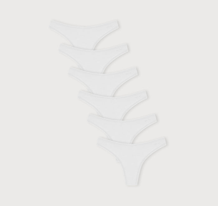 Core Rib Thong 6-Pack