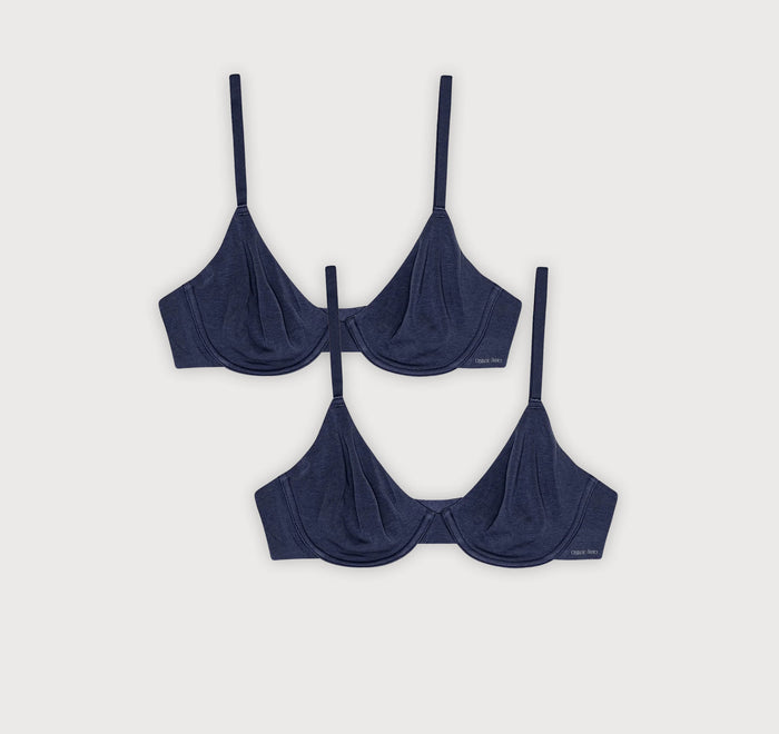 Core Unlined Demi Bra 2-Pack
