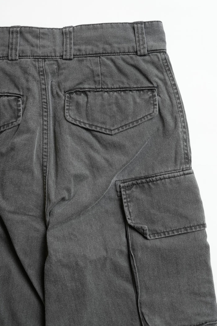 COTTON HBT FRENCH M-47 STYLE PANTS - BLACK