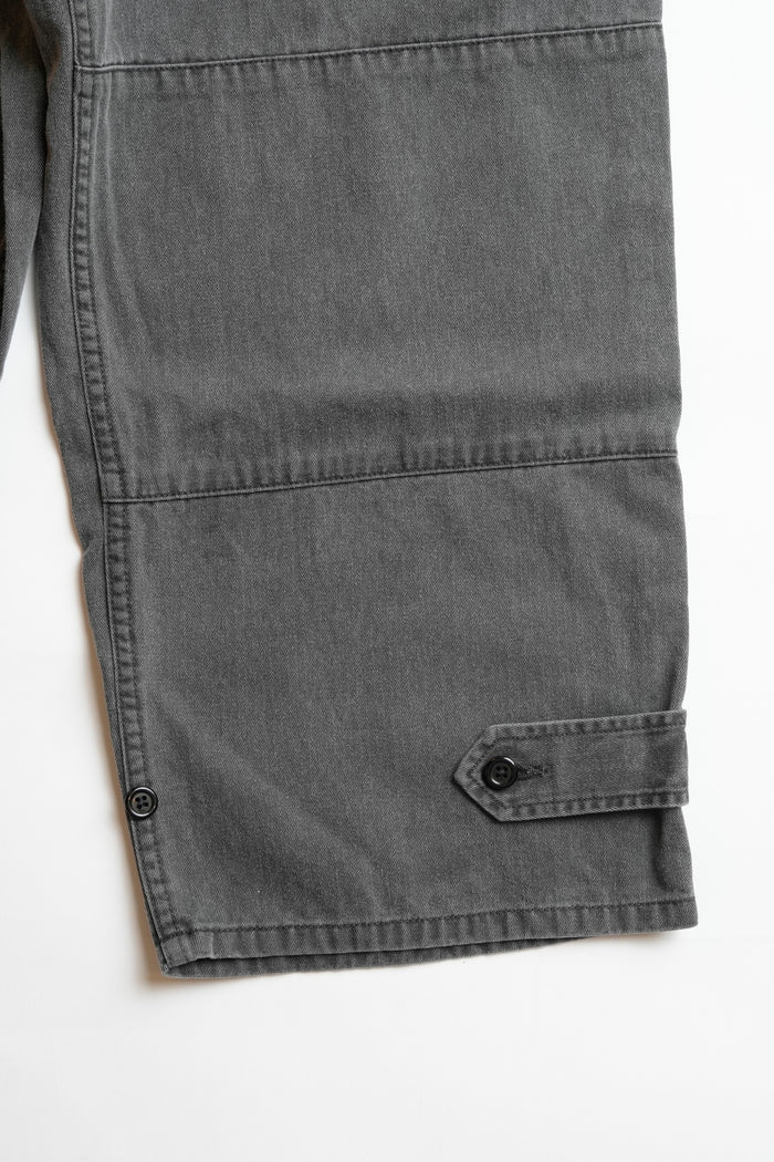 COTTON HBT FRENCH M-47 STYLE PANTS - BLACK