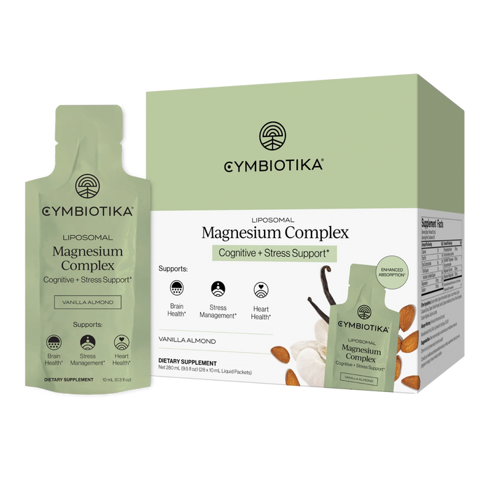 Cymbiotika Liposomal Magnesium Complex Vanilla Almond – 28 Packets