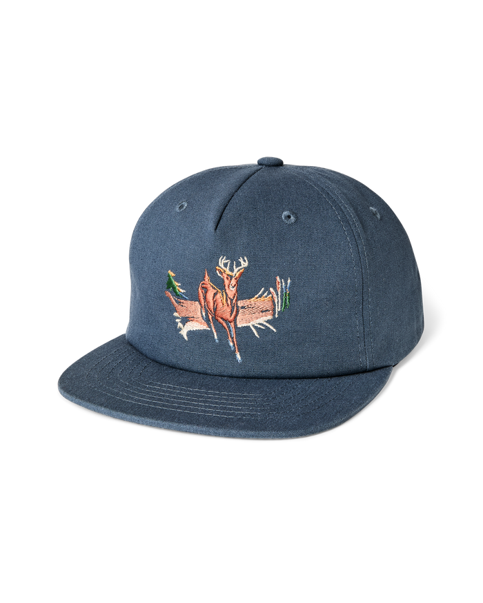 Deer Trucker Cap - Dusty Blue