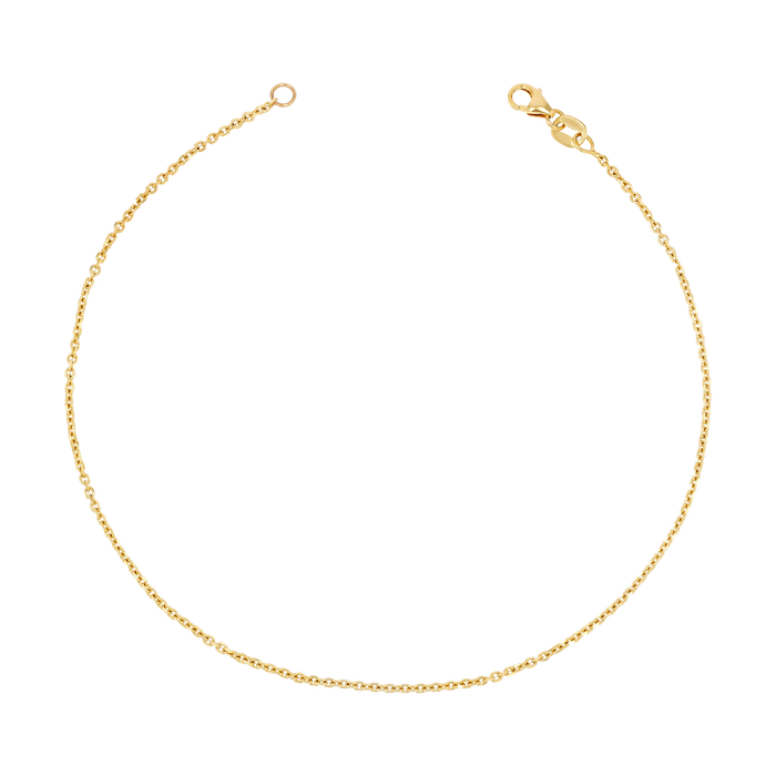 Diamond Cut Chain Anklet