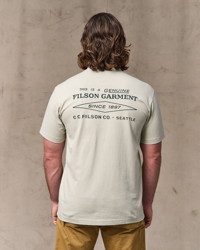 Diamond Graphic T-Shirt - Gray Sky