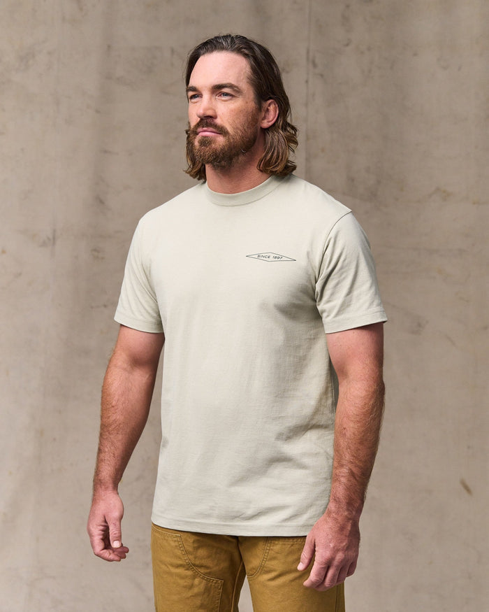 Diamond Graphic T-Shirt - Gray Sky
