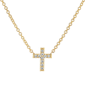 Diamond Pave Cross Necklace