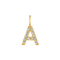 Diamond Pave Letter Charm