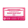 Dr. Bronner's Magic Bar Soap in Rose on a white background