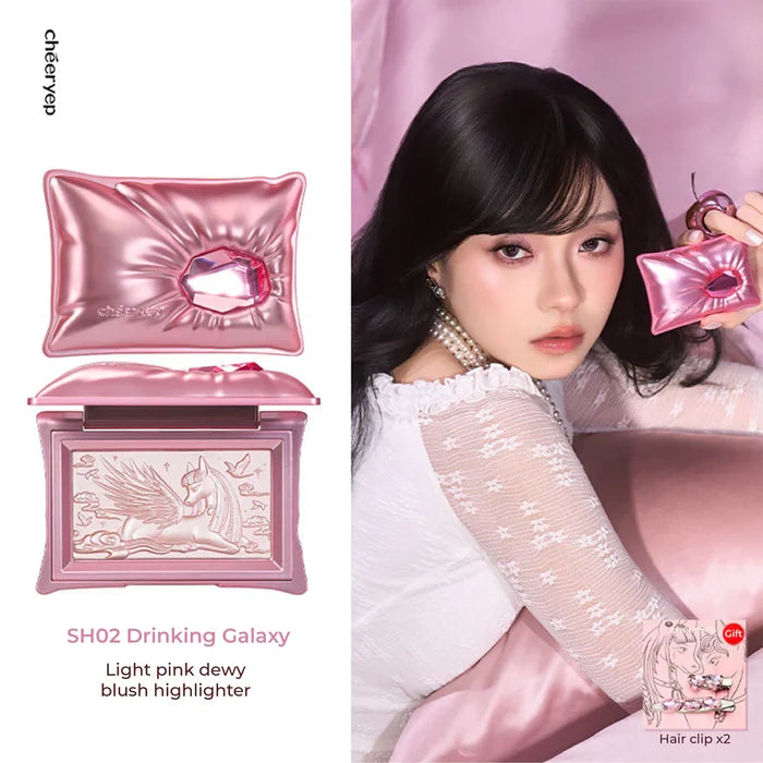 Drinking Galaxy Pillow Gem - Highlighter - Cheeryep