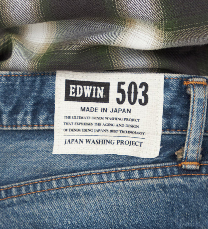 E50323-1036 503 REGULAR STRAIGHT USED - MEDIUM BLUE