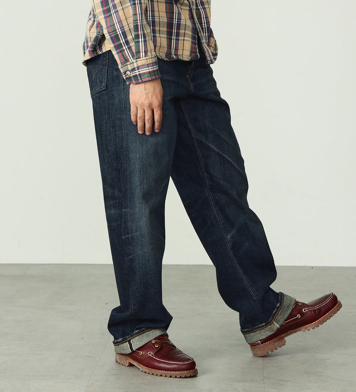 E50540-126 505Z WIDE STRAIGHT - DARK BLUE